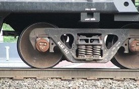 Train on Railroad - Roller Bearing Repair